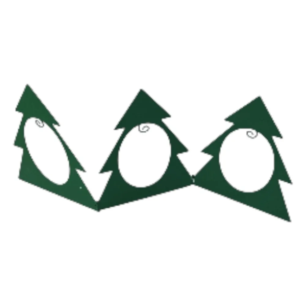 Green Holiday Tree Garland